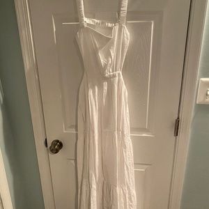 Abercrombie Summer White Dress Bridal Shower